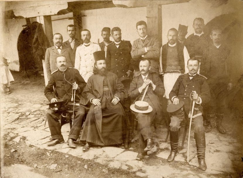 Цвијић у манастиру Враћевшница, 1900.
